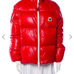 Moncler Red Puffer Jacket